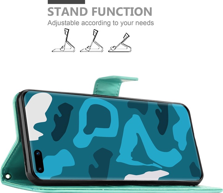 Produktbild Cadorabo Flower Book Cover (Huawei P40 Pro)