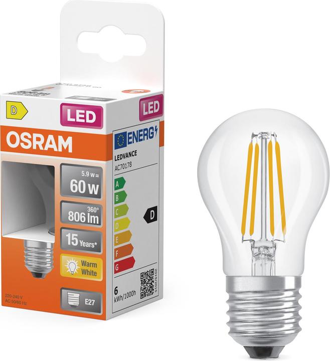 Produktbild Osram Led Retrofit Classic P (E27, 60 W, 806 lm, 1 x, D)
