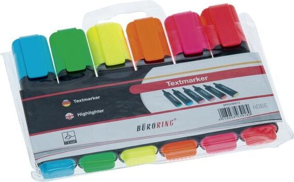 Produktbild Westcott Textmarker farbsortiert, 6 St. (6x)