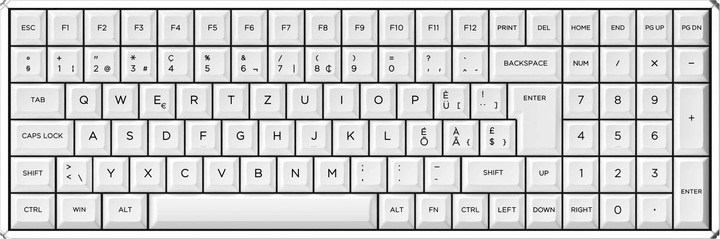 Produktbild Iqunix F96 KAT (CH, Kabelgebunden, Kabellos)