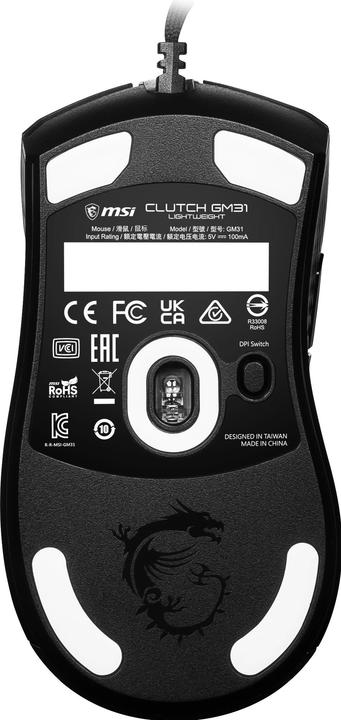 Produktbild MSI Clutch GM31 (Kabelgebunden)