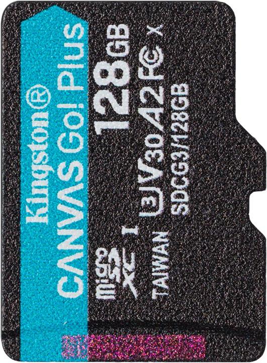 Productafbeelding Kingston Canvas Go Plus (128 GB, microSDXC, U3, UHS-I)