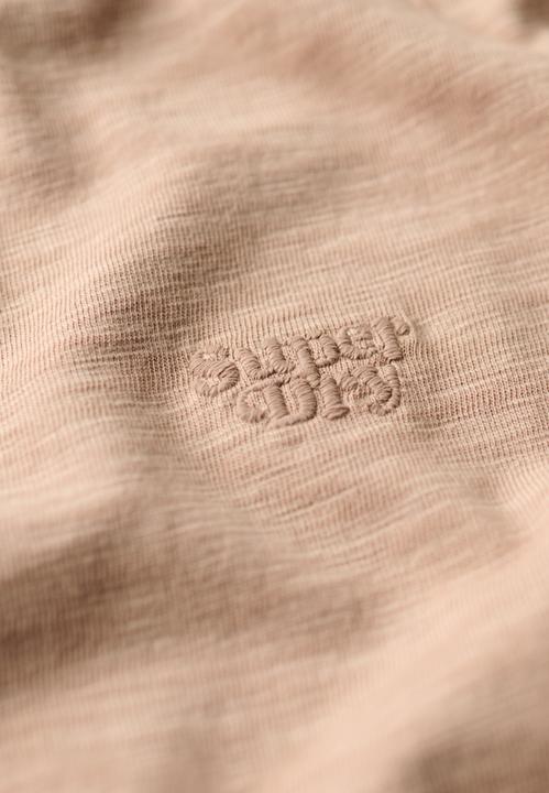 Produktbild Superdry Strukturiertes T-Shirt mit V-Ausschnitt und Stickerei (12XL)