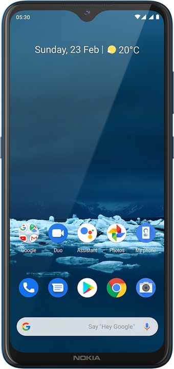 Produktbild Nokia 5.3 (64 GB, Cyan, 6.55", Dual SIM, 13 Mpx, 4G)