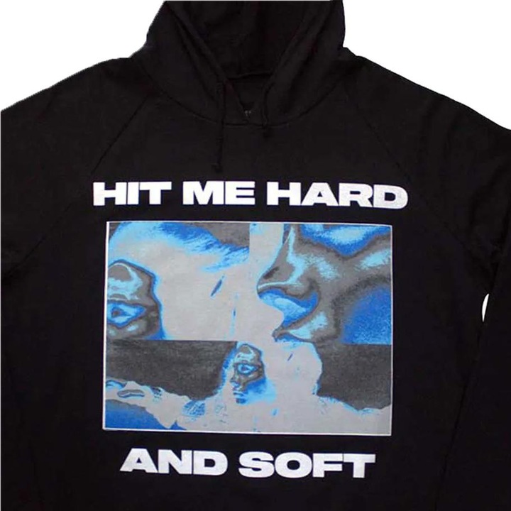 Produktbild Billie Eilish Hit Me Hard And Soft Negative Kapuzenpullover Zum Überziehen (S)