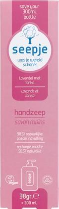 Actual product image Seepje Hand Soap Lavender With Tonka 300 Ml (Liquid soap, 300 ml)