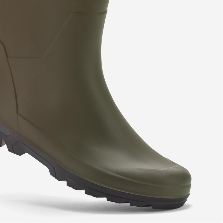 Actual product image Solognac Rubber boots Land 100 short green (43.5)