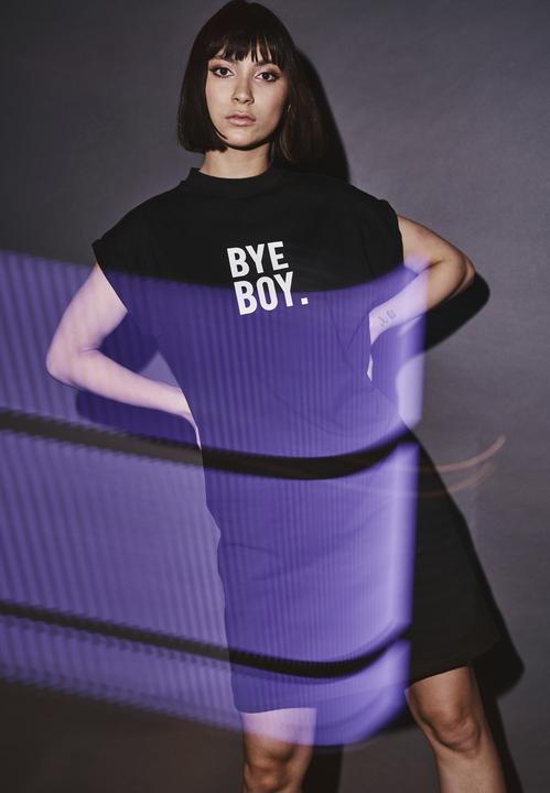 Actual product image Merchcode Ladies Bye Boy Extended Shoulder Dress (M)