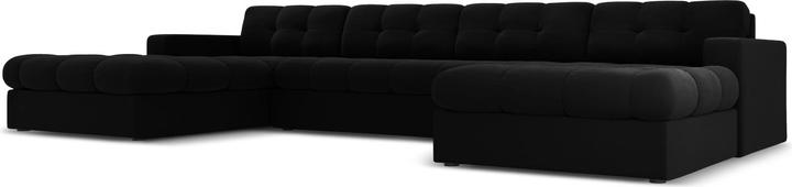 Actual product image CXL by Christian Lacroix Velvet Panoramic Sofa, "Yohan", 5 Seats, 294x160x72 Made in Europe (Sofa landscape)