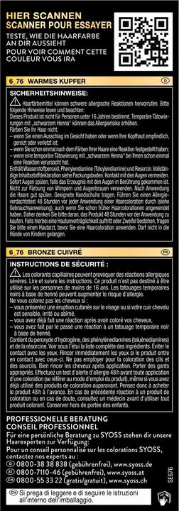 Produktbild Syoss Oleo Intense (6-76 Warmes Kupfer)