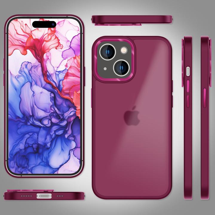 Image du produit Nalia Étui hybride Matt Transparent Frosted (Apple iPhone 15 Plus)