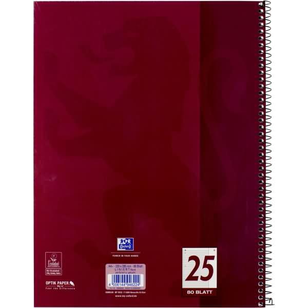 Actual product image Oxford College notebook (A4+, Lined, Hardcover)