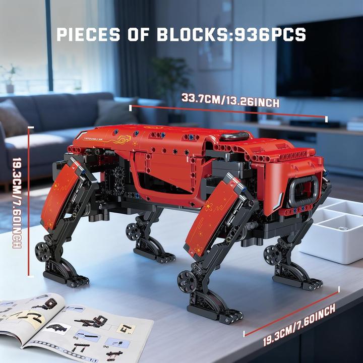 Actual product image Mould King Mechanical dog