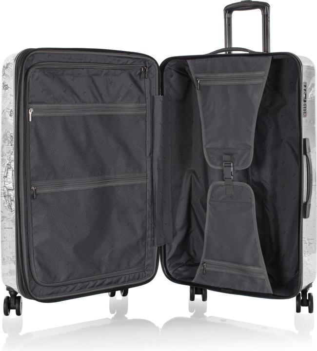 Actual product image Heys Journey Fashion Spinner -matkalaukku, mustavalkoinen kartta (127 l)