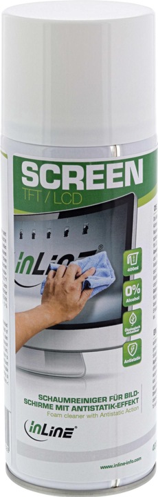 Image du produit InLine Mousse nettoyante pour écrans avec effet antistatique (1 x)