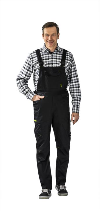 Produktbild Planam Stretchline Latzhose schwarz Grösse 52 (52)