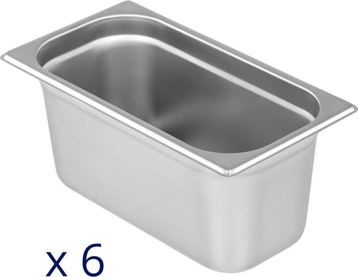 Actual product image Royal Catering Bain Marie - 6 GN 1/3 containers -