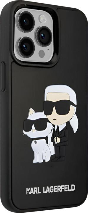 Actual product image Karl Lagerfeld iPhone 15 Pro Rubber Karl and Choupette Case (Apple iPhone 15 Pro)