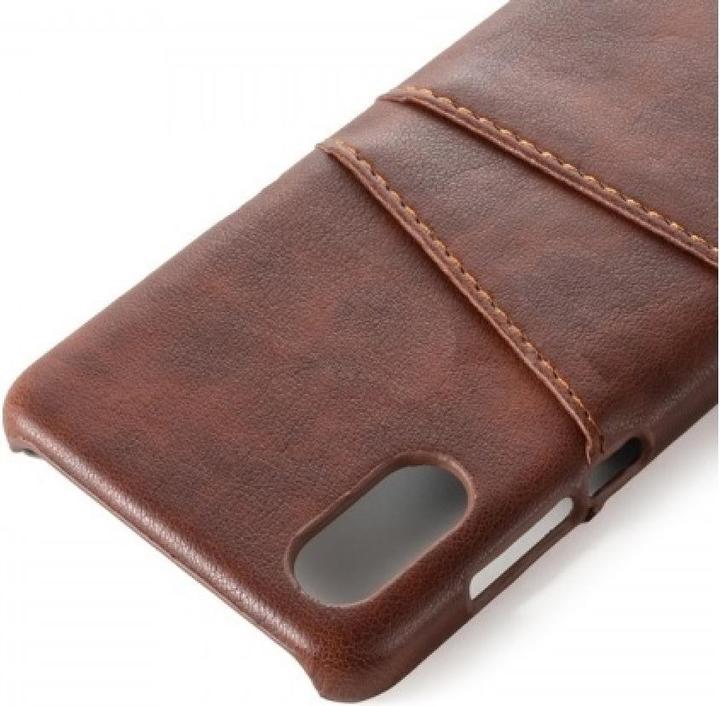 Produktbild Screenguard Apple iPhone 5/5S/SE CardCaddy Leder Backcase mit Kartenfächern (Apple iPhone 5)