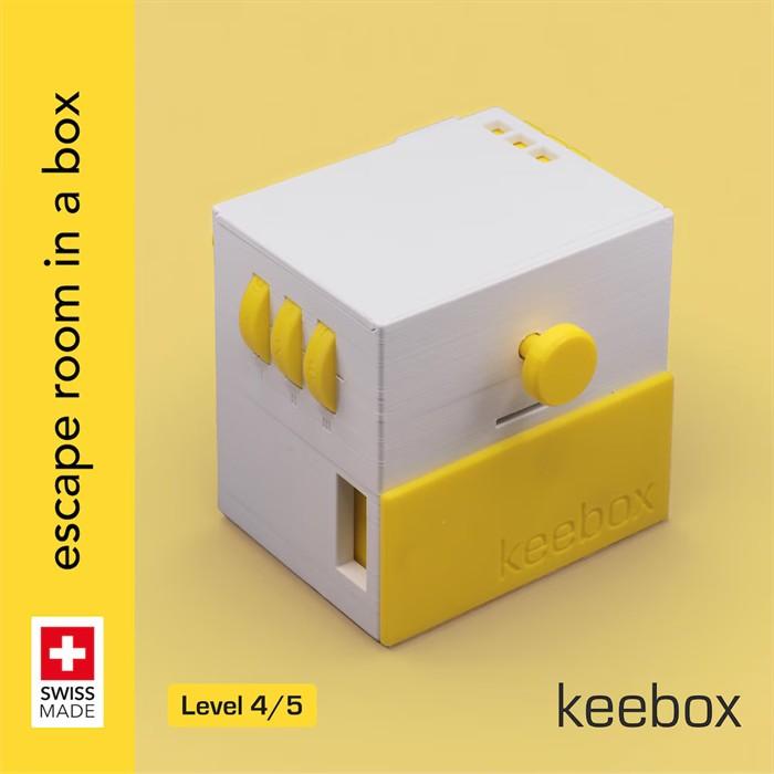 Actual product image Keebox yellow - puzzle box / puzzle game (German, 1 Players)