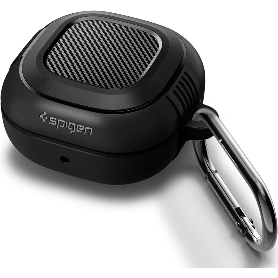 Spigen Rugged Armor (Kopfhörer Tasche), Kopfhörertasche + Schutzhülle, Schwarz
