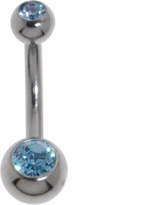 Bijouteria Bauchpiercing (Kristall, Chirurgenstahl 316L)