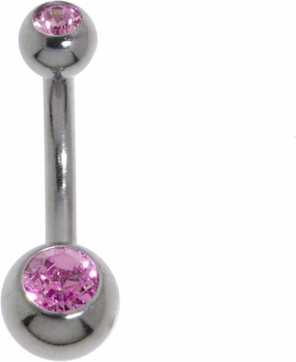 Produktbild Bijouteria Bauchpiercing (Chirurgenstahl 316L, Kristall)