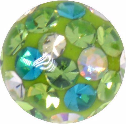 Image du produit Bijouteria Embout de piercing (Cristallin, Résine époxy, Acier chirurgical 316L)