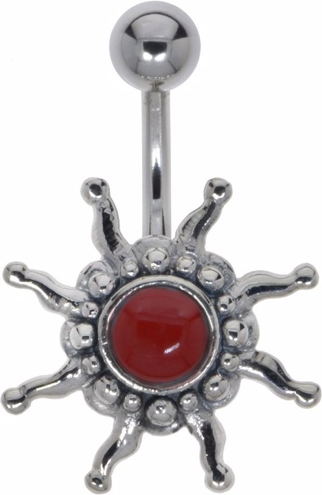 Produktbild Bijouteria Bauchpiercing (Chirurgenstahl 316L, Schmuckstein, Silber 925)
