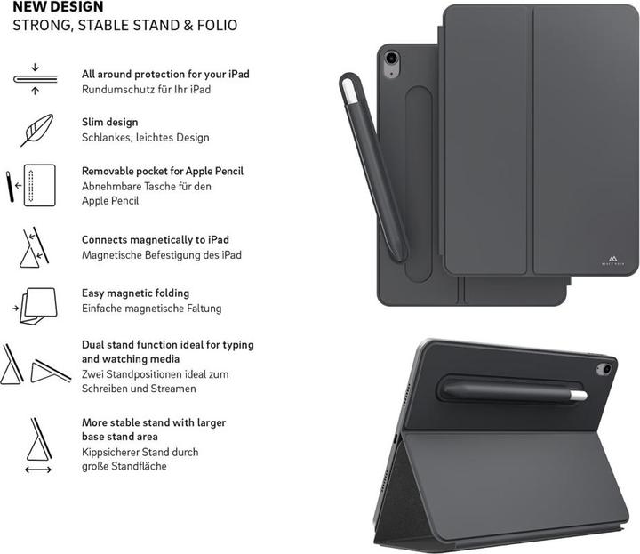 Produktbild Black Rock Folio" für Apple iPad 10.9 (Apple iPad 2022 (10. Gen))