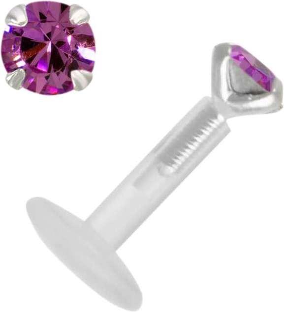 Fucsia, argentato, Trasparente