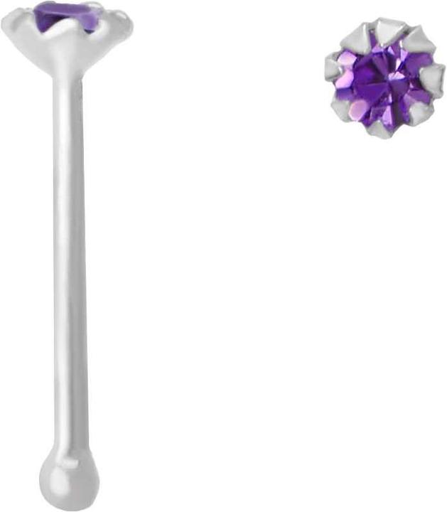 Produktbild Bijouteria Nasenpiercing (Kristall, Silber 925)