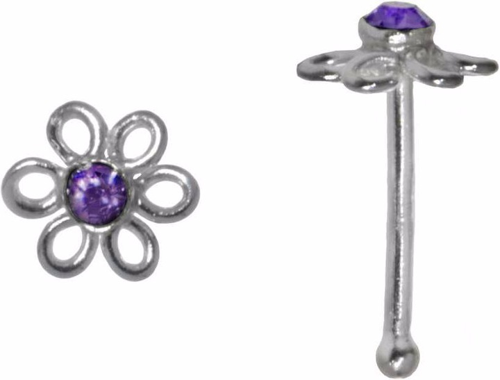 Produktbild Bijouteria Nasenpiercing (Kristall, Silber 925)