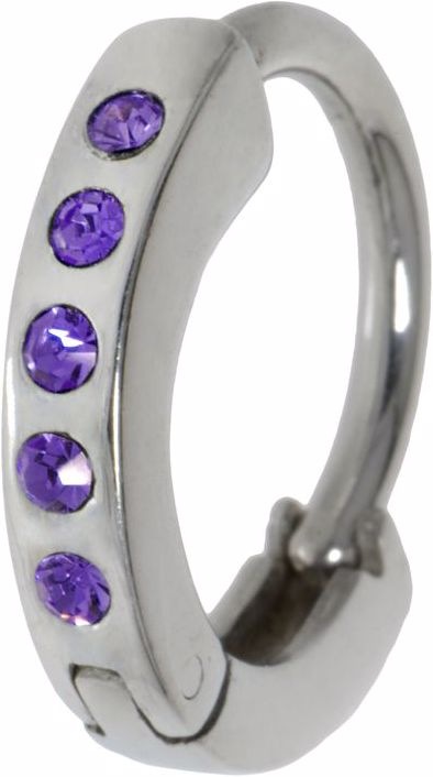 Produktbild Bijouteria Bauchpiercing (Silber 925, Chirurgenstahl 316L, Kristall)
