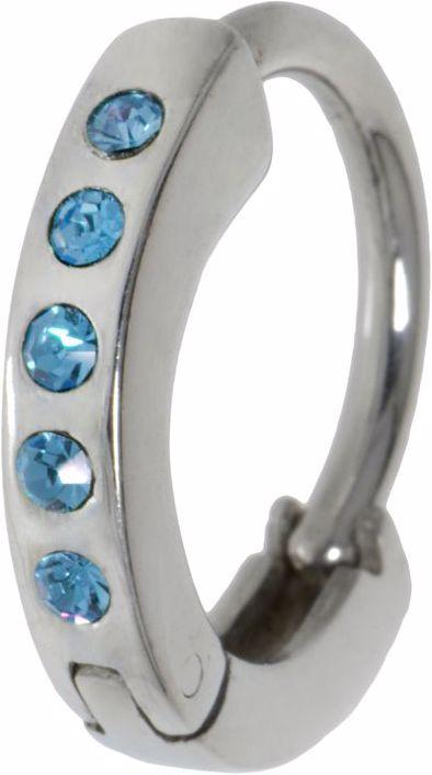 Immagine prodotto Bijouteria Piercing ventre (Argento 925, Vetro (di orologio), Acciaio chirurgico 316L)