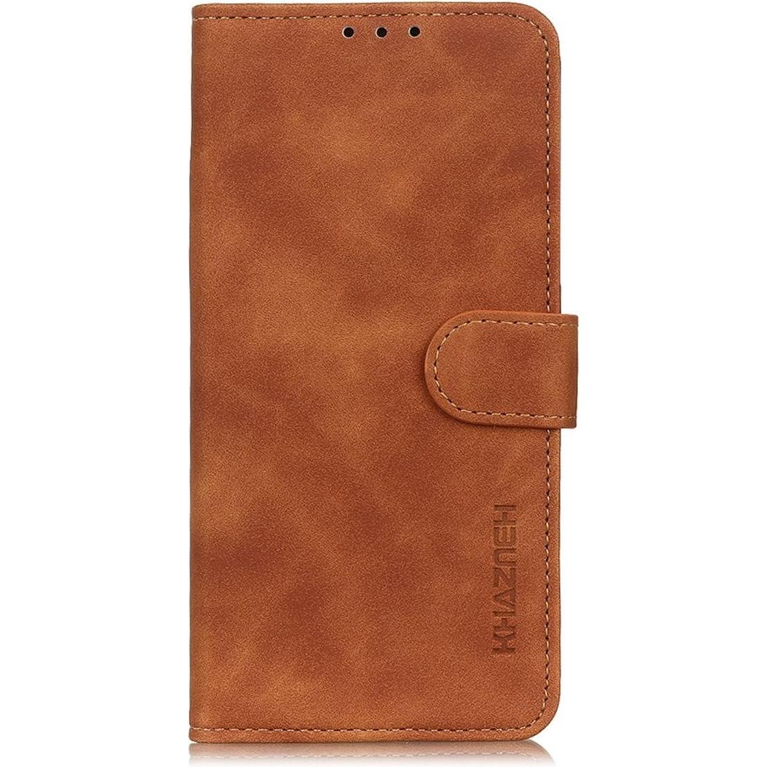 König Design Hülle Handy Schutz für Samsung Galaxy A72 5G Case Cover Tasche Etui Bumper Braun (Samsung Galaxy A72 5G), S...