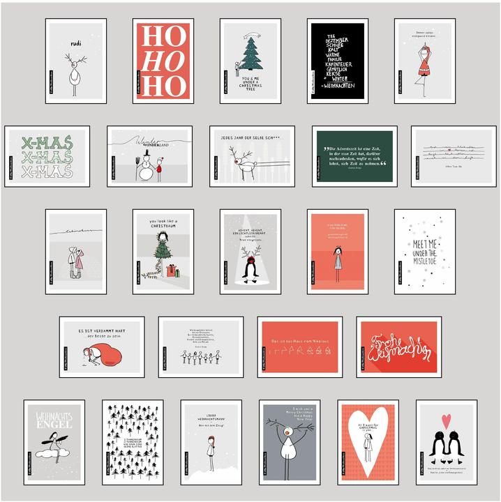 Produktbild Stay Inspired Postktn-Set Weihnachten (25 Stk.)