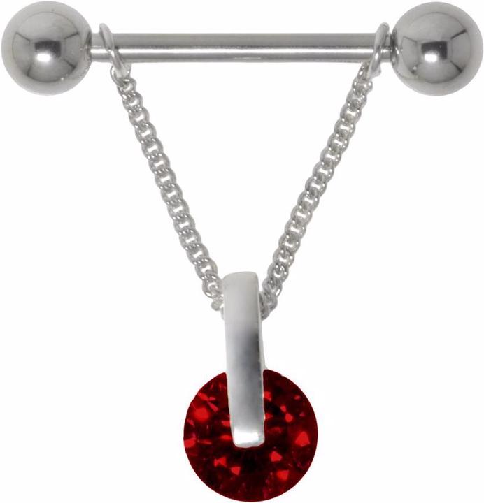 Immagine prodotto Bijouteria Piercing petto (Zirconia, Argento 925, Acciaio chirurgico 316L)