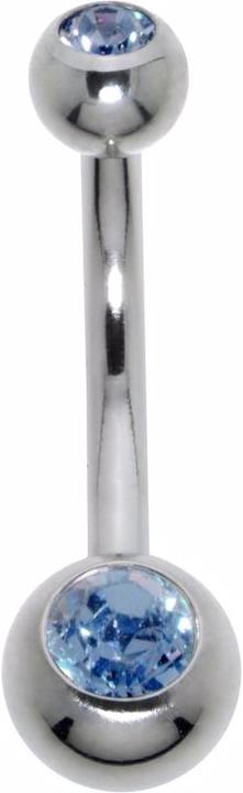 Produktbild Bijouteria Bauchpiercing (Kristall, Chirurgenstahl 316L)
