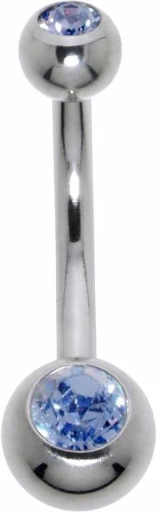 Image du produit Bijouteria Piercing nombril (Acier chirurgical 316L, Cristallin)