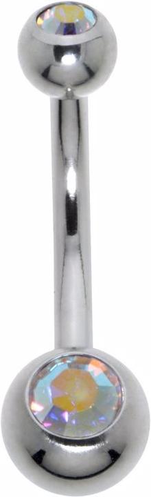 Image du produit Bijouteria Piercing nombril (Acier chirurgical 316L, Cristallin)