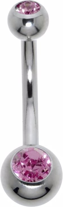 Produktbild Bijouteria Bauchpiercing (Chirurgenstahl 316L, Kristall)