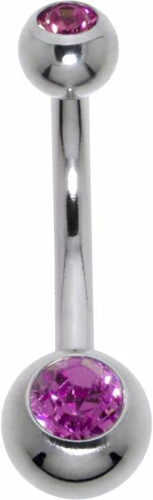 Image du produit Bijouteria Piercing nombril (Acier chirurgical 316L, Cristallin)