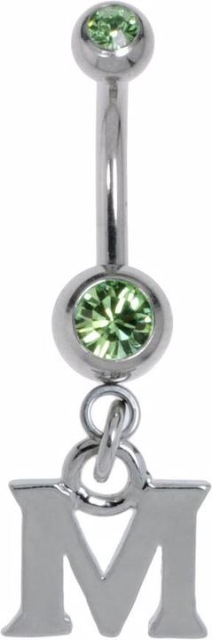 Image du produit Bijouteria Piercing nombril (Cristallin, Acier chirurgical 316L)