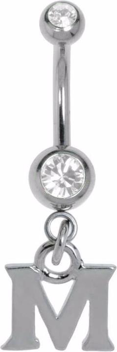 Image du produit Bijouteria Piercing nombril (Cristallin, Acier chirurgical 316L)