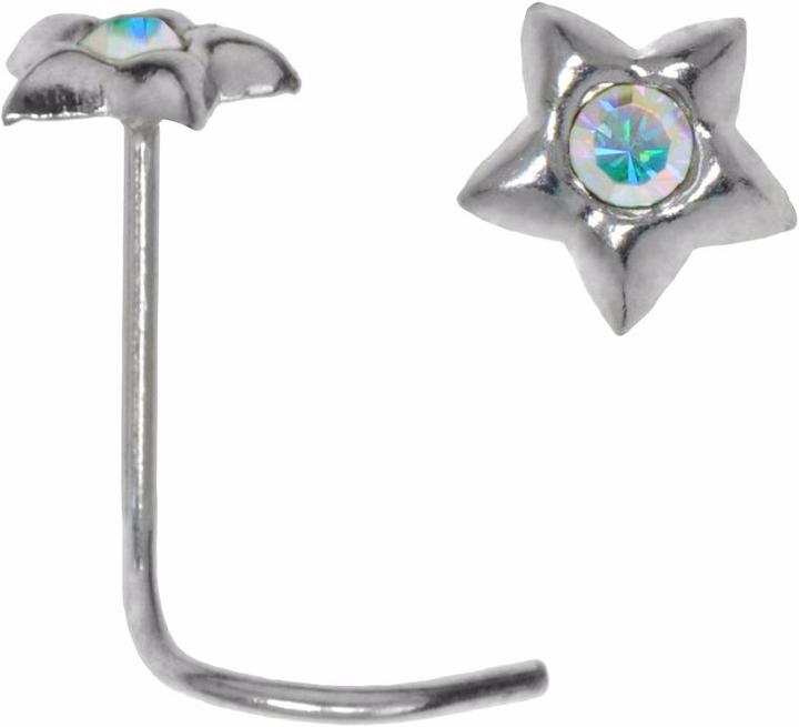 Immagine prodotto Bijouteria Piercing per naso (Argento 925, Vetro (di orologio))