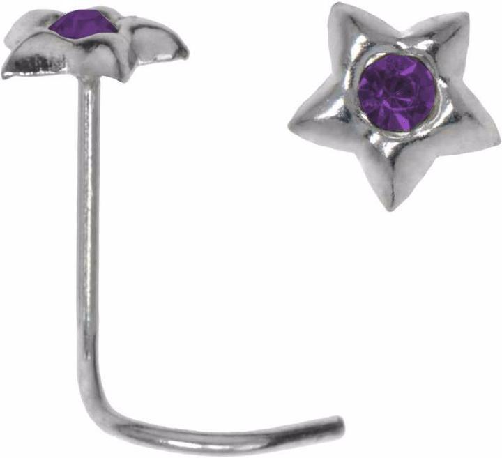 Produktbild Bijouteria Nasenpiercing (Silber 925, Kristall)