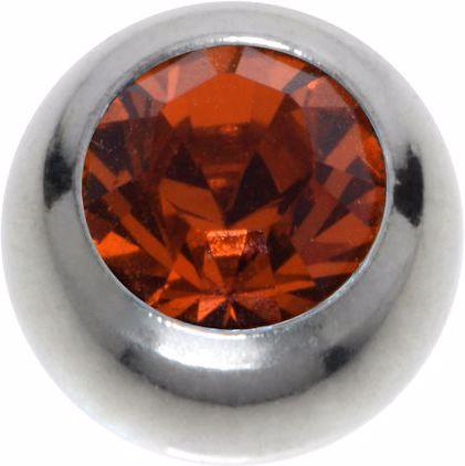 silberfarbig, Orange
