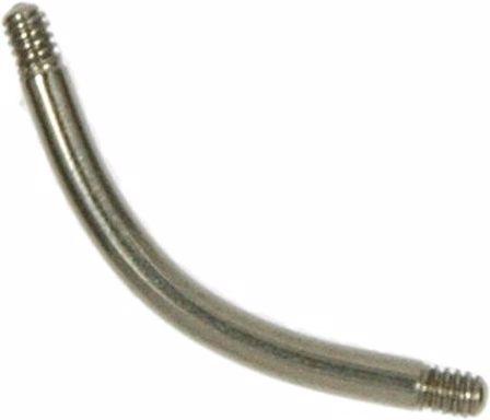 Actual product image Bijouteria 1.2mm Titanium piercing part (Titanium)