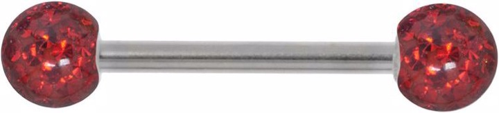 Produktbild Bijouteria Brustpiercing (Chirurgenstahl 316L, Epoxiharz, Kristall)